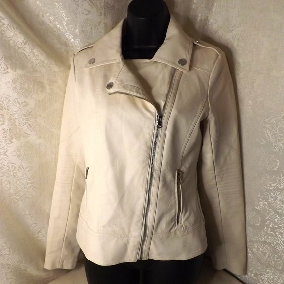 Guess Faux Leather Jacket- Women's XS - Picture 5 of 13